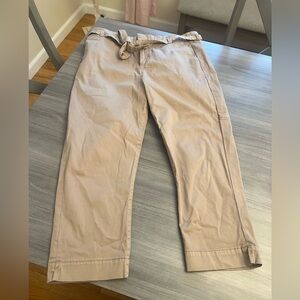 Joie Women's Khaki Capris Pants